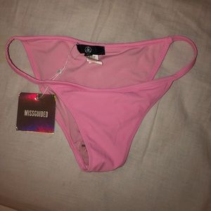 Missguided Pink Bikini Bottom